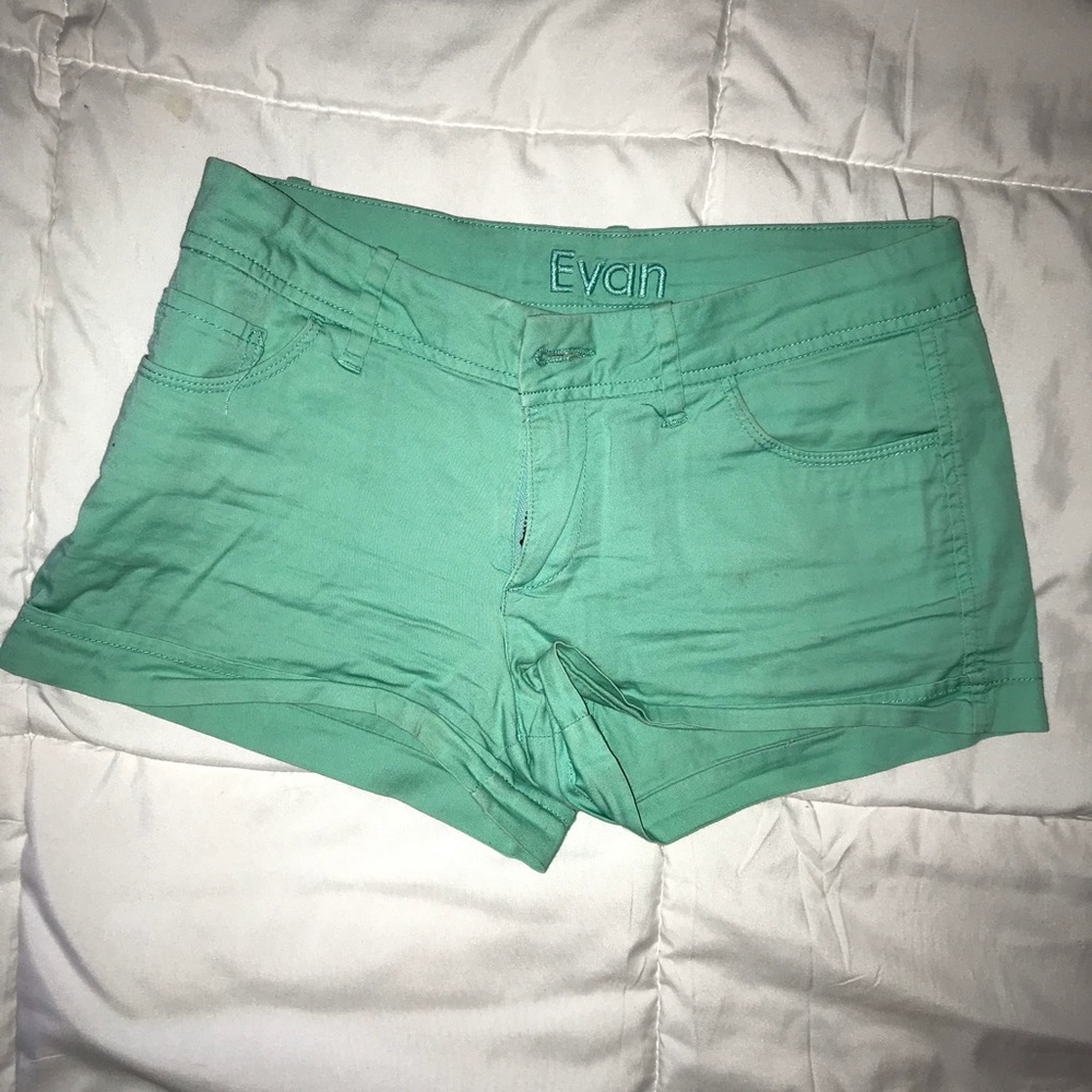Delia’s teal Evan shorts